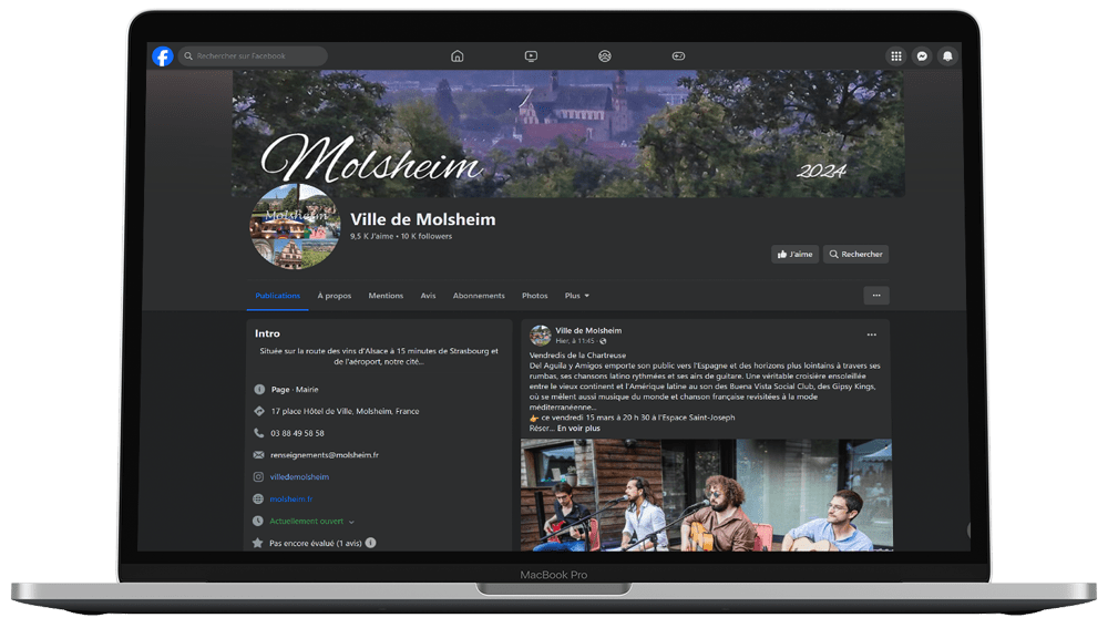 Molsheim sur Facebook
