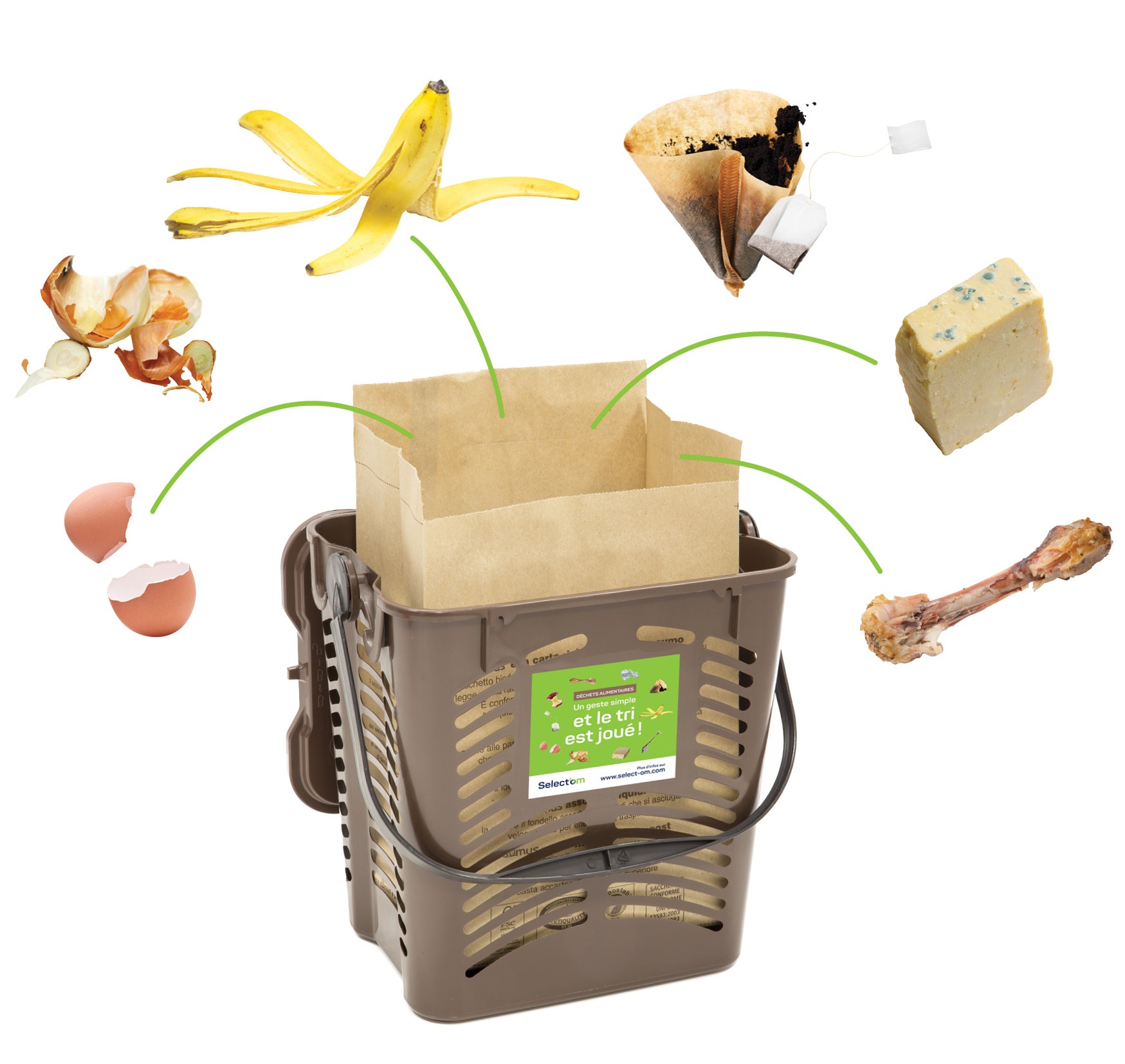 Collecte des déchets alimentaires